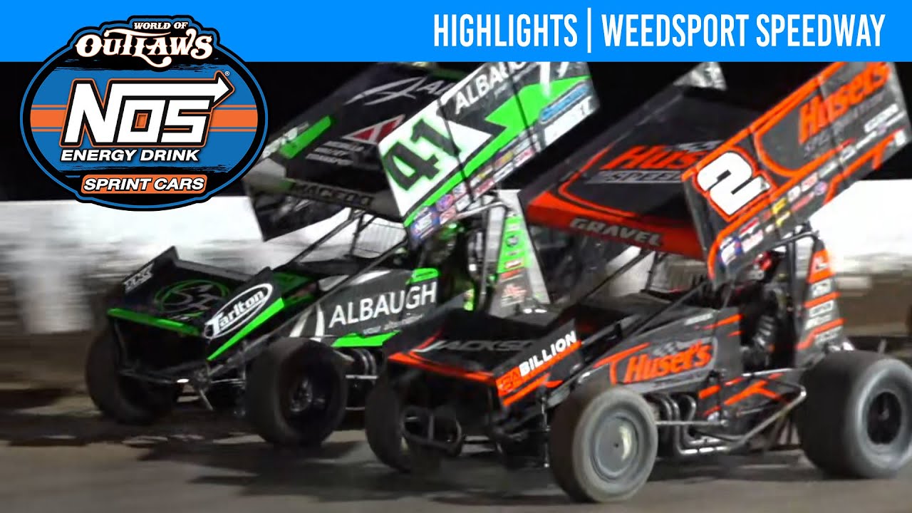 World of Outlaws NOS Energy Drink Sprint Cars Weedsport Speedway