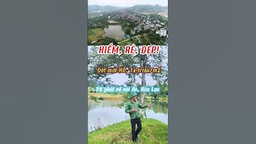 Đã ĐẸP lại còn RẺ. Đất nền mặt HỒ, giá bán nhỉnh tiểu học 1x triệu/m2. Yên Xuân,Thạch Thất, Hòa Lạc