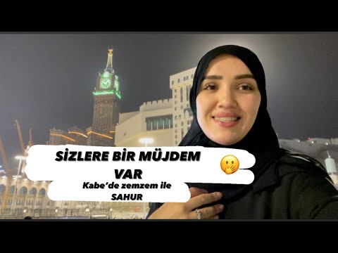 MEKKE’de SADECE ZEMZEM İLE SAHUR YAPTIK🕋SİZLERE BİR HABERİM VAR🤭