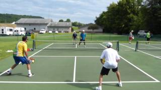 Pickleball Rocks 5-0 Summer Shootout Jim Hackenberg/BartFord v Brian Worrell/Josh Elliott