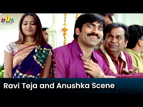 Ravi Teja and Anushka Movie Interesting Scene | Vikramarkudu | Brahmanandam | Telugu Movie Scenes - SRIBALAJIMOVIES