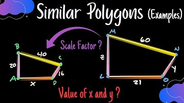 Similar Polygons - Solving of x (Examples)