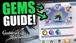 GEMS GUIDE: (MUST KNOW!!) - Goddess Of Genesis S screenshot 5