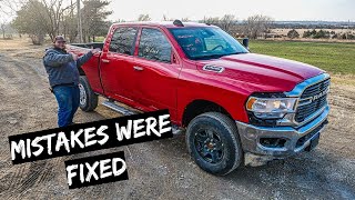 We fixed our Mistake on Wrecked 2019 ram 2500 Cummins