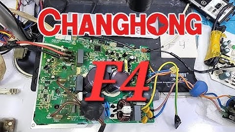 ChangHong Ruba Electrolux Dc inverter ac F4 error code outdoor pcbDc inverter ac pcb training center