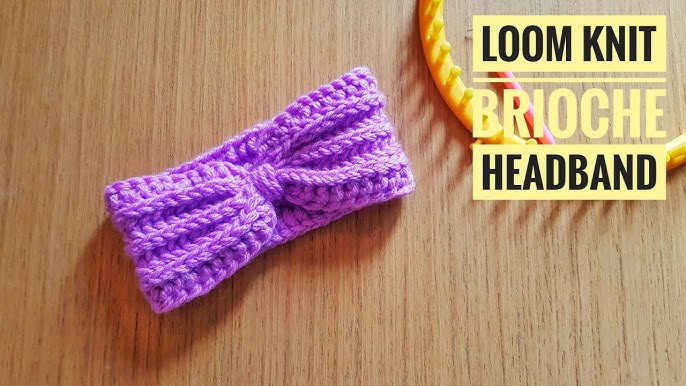 How to Loom Knit a Brioche Stitch Infinity Scarf ( DIY tutorial ) 