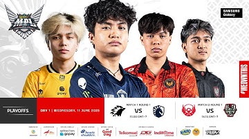 🔴 LIVE | MPL ID S15 | Playoffs Day 1 | English