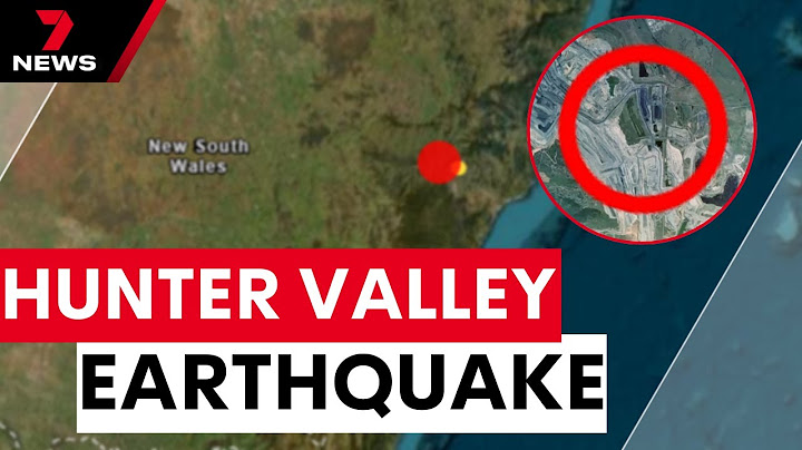 4.1 magnitude earthquake shakes Muswellbrook in NSW’s Hunter Valley | 7NEWS