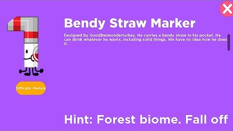 How to get Bendy Straw Marker - Find The Markers