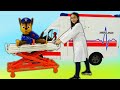 Lustige Schule für Kinder. Wir spielen mit der Paw Patrol. 2 Spielzeug Videos am Stück