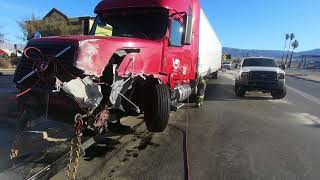 Tractor Trailer Wreck!