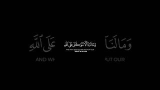 ومالنا الا نتوكل على الله قران كريم يريح القلوب ❤?