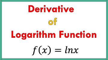 Differentiating the Logarithmic function in Hindi/ Urdu