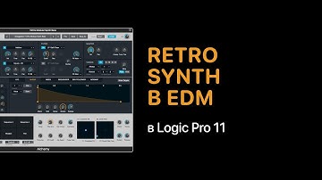 Retro Synth в электронной музыке в Logic Pro 11 [Logic Pro Help]