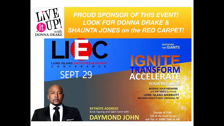 Live it Up with Donna Drake welcomes Shaunta Jones, Derek Price and Wayne Thompson  LIEC2018