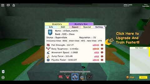 i reached 1Qa psychic power in roblox Super Power trainning simulator