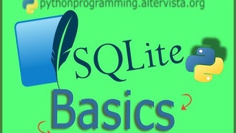 Python and Sqlite3 basics