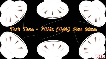 NIB - Test Tone - 70Hz (0db) Sine Wave
