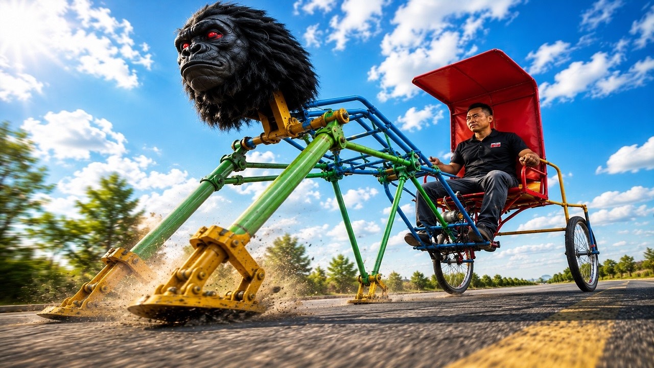 Mechanical Leg Mechanism for Bicycle Conversion