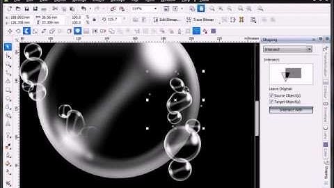 How to create simple looking bubbles with CorelDraw X5