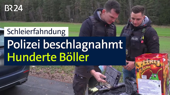 New Year's Eve approaches: Federal police confiscate hundreds of firecrackers | Abendschau | BR24