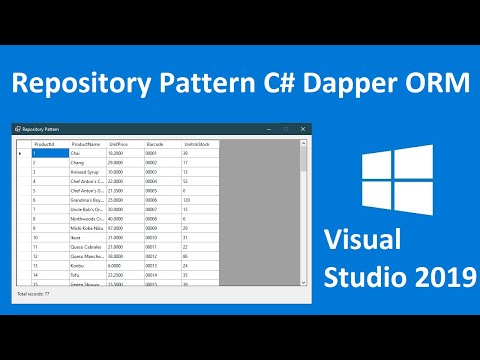 C# Tutorial - Repository Pattern with C# and Dapper ORM | FoxLearn