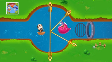 SAVE DADDY PULL THE PIN GAME ALL LEVELS 1 - 10 GAMEPLAY WALKTHROUGH PART 01