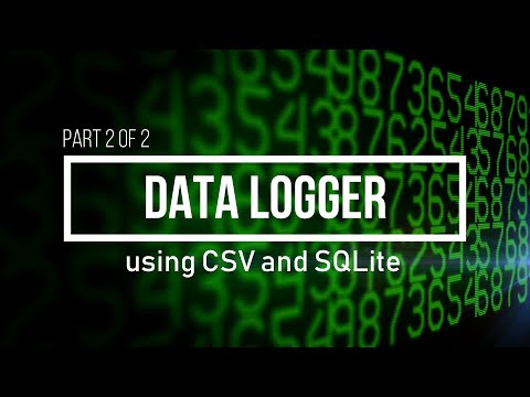 Raspberry Pi 3 Data Logger | Part 2 of 2 | SQLite