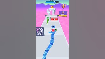 Snake Run Race #21 | 3D Running Game #Viral #Funny