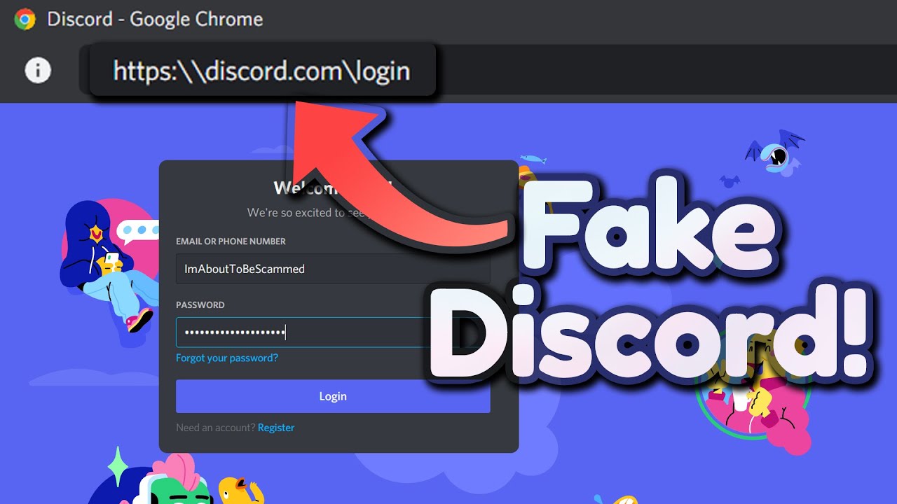 Discord phishing site - Phishing - Scammer Info