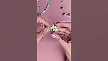 شرح كيف اسوي ورده بالخرز 
