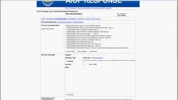 all in one profits autoresponder setup complete