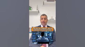 The role of forensic tech in corporate investigations….