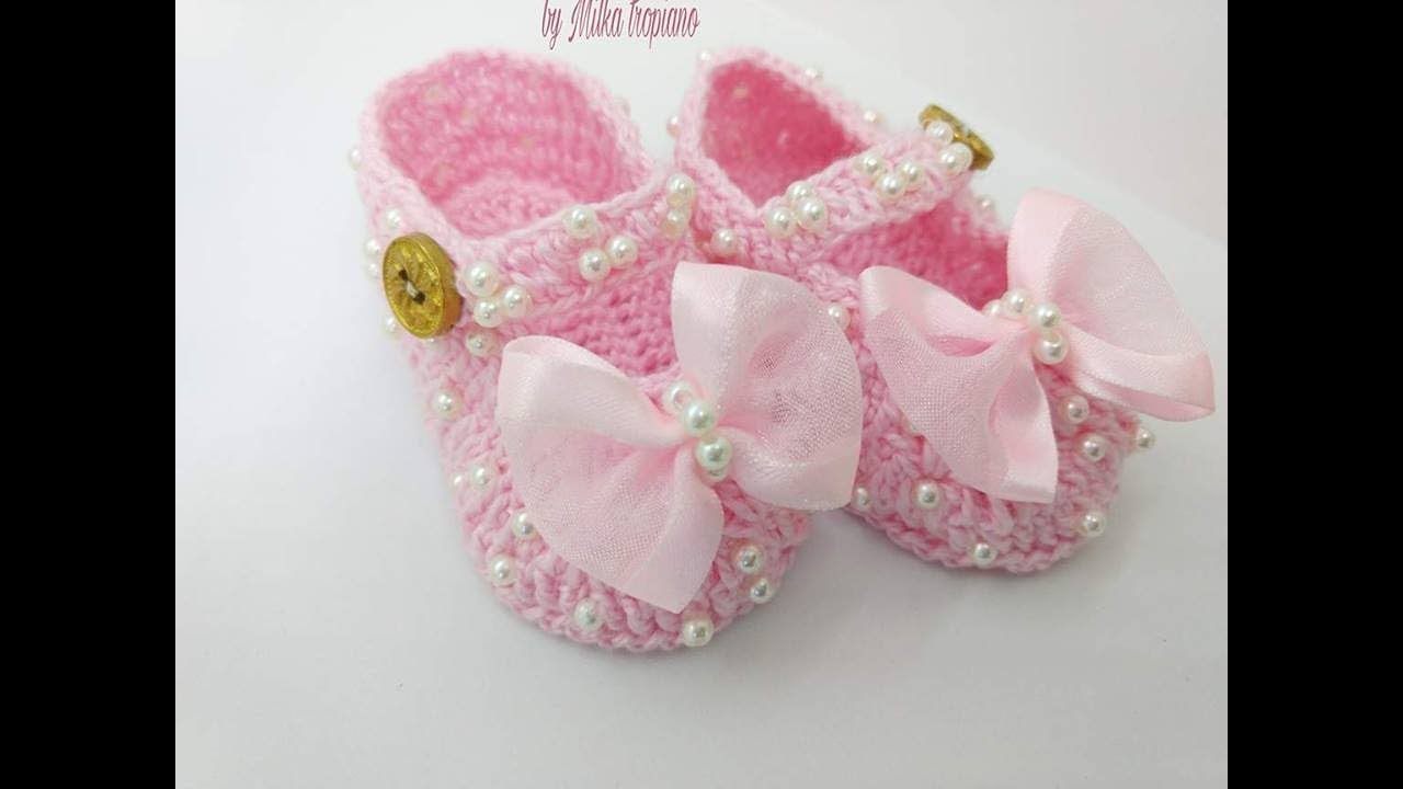 sapatinho de croche para customizar