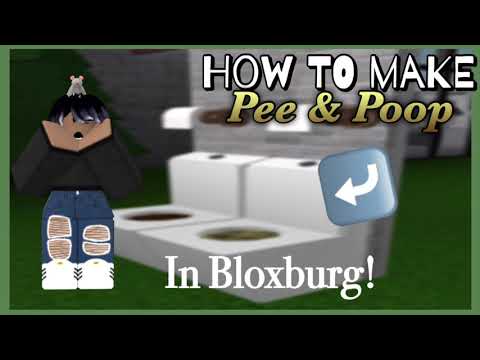 How to make Pee & Poop In Bloxburg!