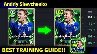 Free Epic Andriy Shevchenko Best Training Guide Efootball 2026