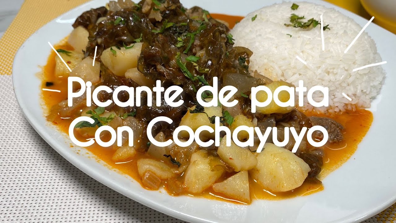 PICANTE DE PATAS CON COCHAYUYO
