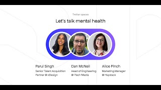 Let's talk about mental health | Haystack