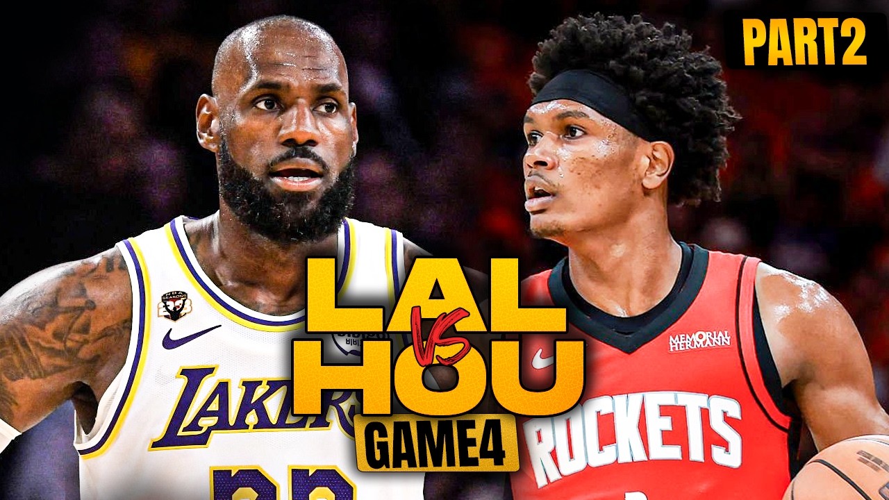 PART2: Los Angeles Lakers vs Houston Rockets Game 4 Full Highlights ...
