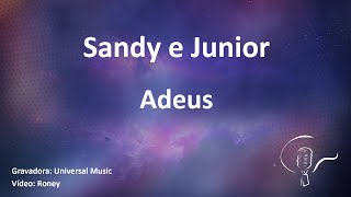 Sandy e Junior - Adeus (Karaoke)