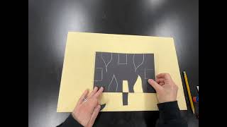 Notan Style Paper Cut Out
