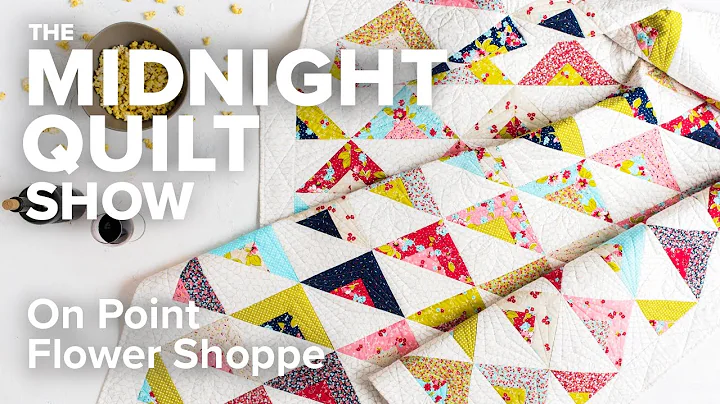 Scrappy On Point Triangle Quilt (an FMQ Love Story...