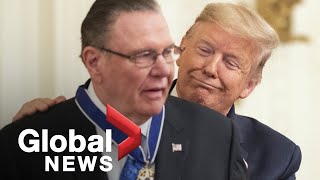 Trump presents Medal of Freedom to retired four-star army general Jack Keane