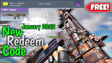 January 2022 New Redeem Code | CODM Code | Redeem Code COD Mobile 2022