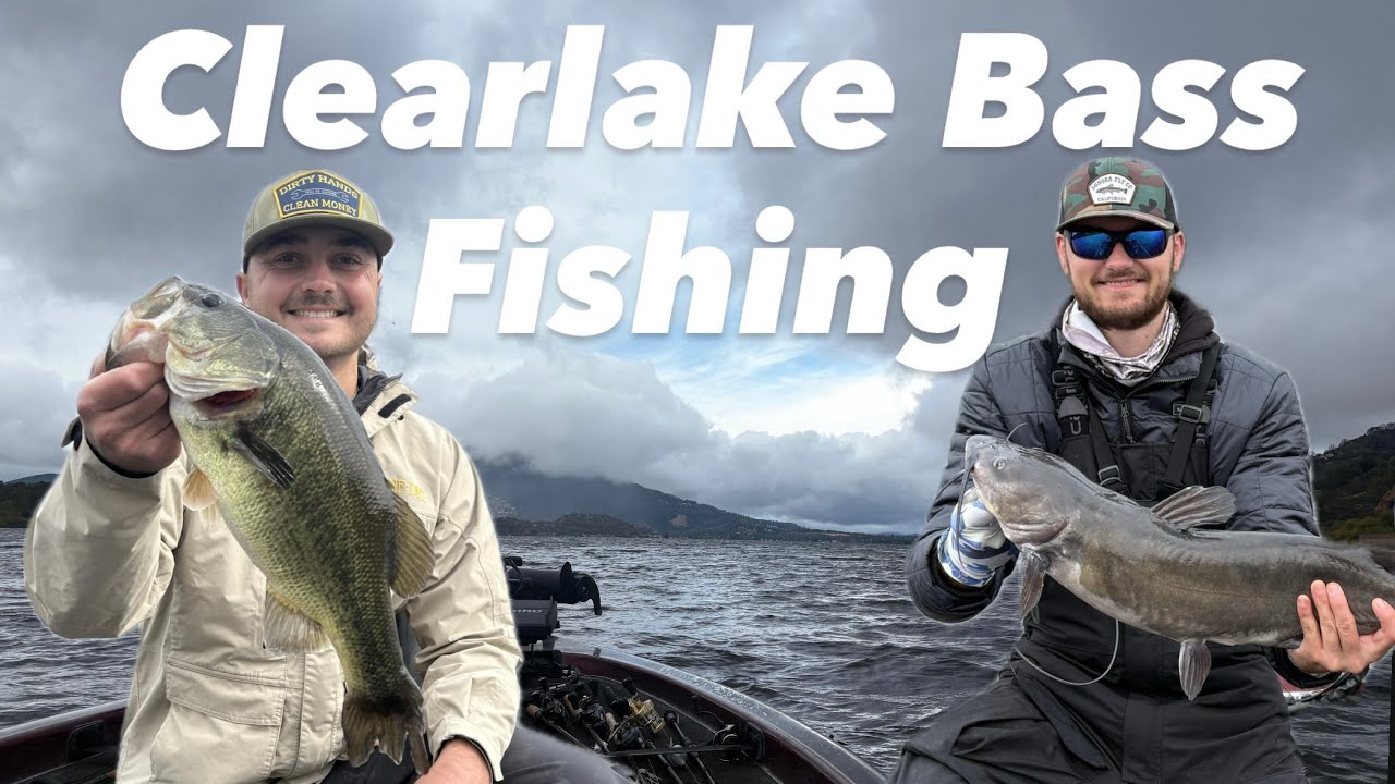 Clear Lake Bass Fishing in a Storm