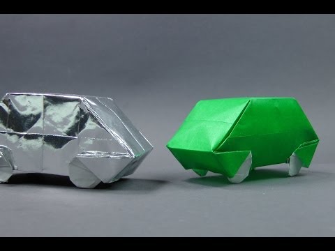Origami Auto - Faltanleitung
