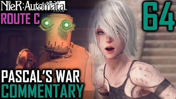 Nier Automata Walkthrough Part 64 - Pascal