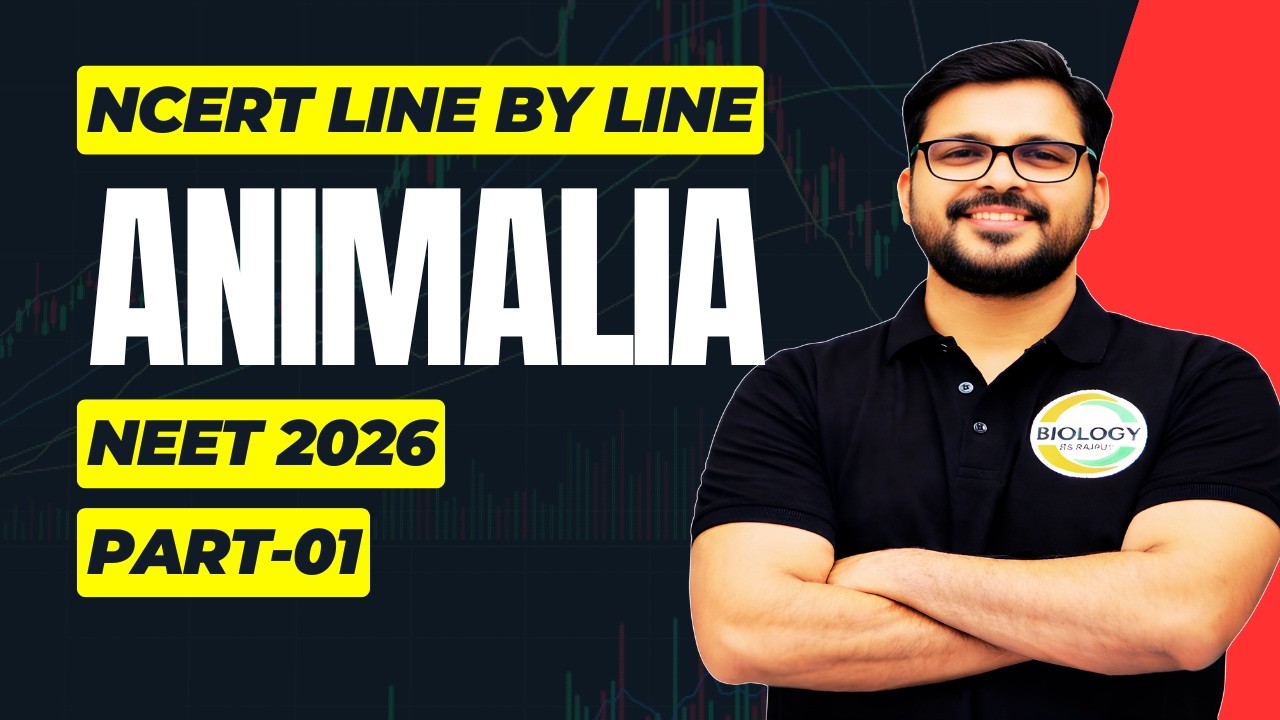 Kingdom Animalia | Classification + Porifera & Coelenterate (Cnidaria) in Detail | NEET 2026