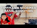 Shooting tippmann stormer basic  pro edge paintball