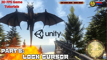 Part 8: Player - Lock Cursor | 3D FPS Game in Unity Tutorial Series For Beginners 2024